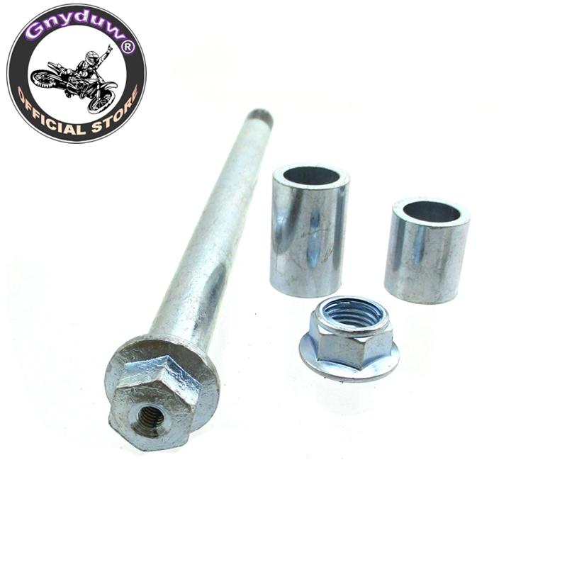 Gnyduw 15mm Drilled Rear Wheel Axle For Chinese Pit Dirt Bike Motor Parts
