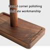 Walnut Headphone Stand Universal Desktop Holder for Gaming Headsets Solid Wood Craftsmanship with Storage Base