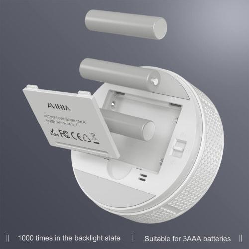 Digital Kitchen Timer, Visual Timer with Large LED Display, Magnetic Countdown Timer for Classrooms, Cooking, Fitness, Baking, Studying, and Teaching,