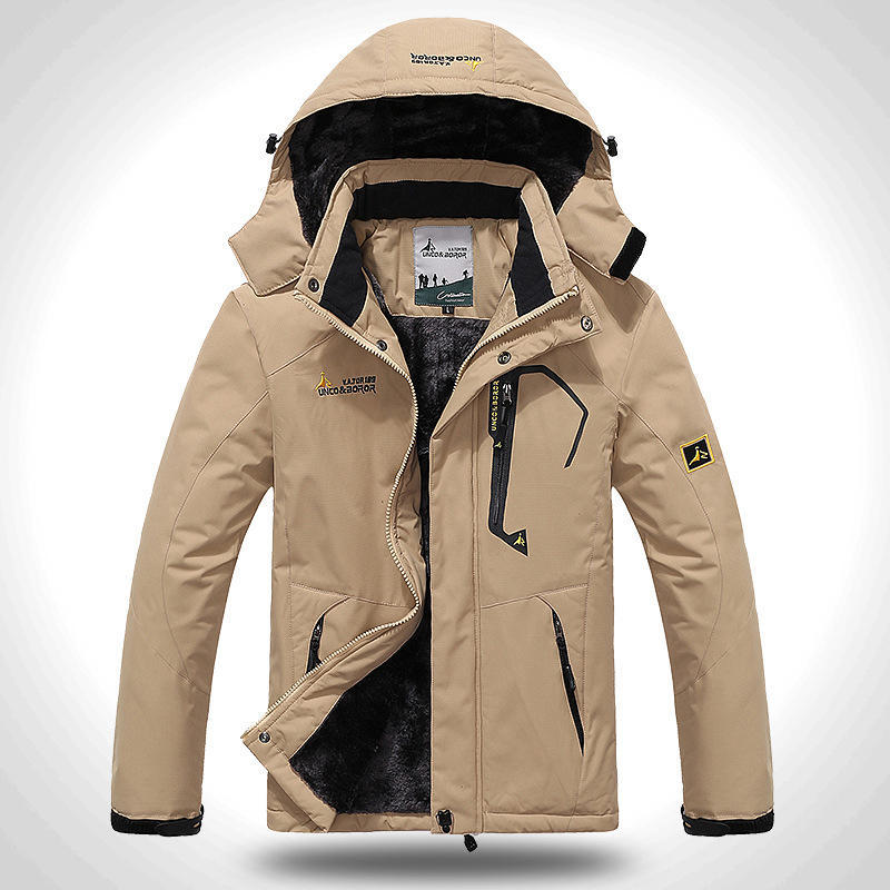 Shoelife Abbigliamento da esterno a maniche lunghe Abbigliamento da alpinismo da uomo Abbigliamento caldo Abbigliamento antivento