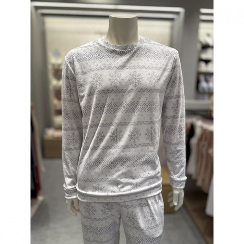 Triumph Men S Gray Snowflake Mink Span Top T ShirT TemeT811gy 105