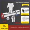 Dual-Outlet Washing Machine Faucet Diverter Valve for Easy Water Distribution