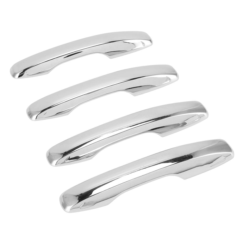 4pcs Exterior Door Handle Cover Trim Silver ABS Outer Door Handle Decoration Replacement for XC60 2018‑2021