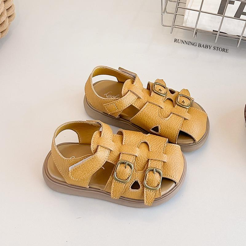 

Newest Girl Sandals Summer New Children s Roman Shoes Little Girls Baby Soft-soled Peep-toed Platform Beach Shoes Sandals J04113 21 жёлтый