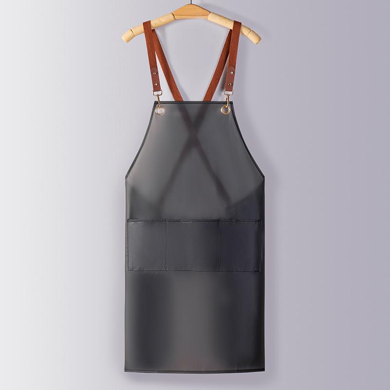 Transparent TPU Apron: Waterproof, Oil-proof, Wash-free, Ideal for Home, Aquatic Store, Pet Shop & Studio Workwear.