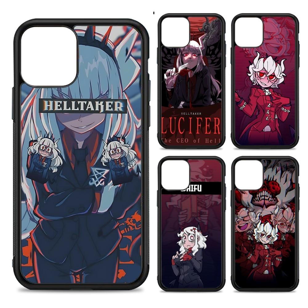 Helltaker Phone Case Silicone PC+TPU For For IPhone 11 12 13 14 15 16 Plus Pro Max Cover