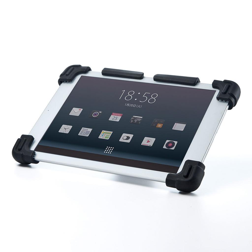 Sanwa Supply Shockproof Silicone Case (7-8 inch) PDA-TABH5BK