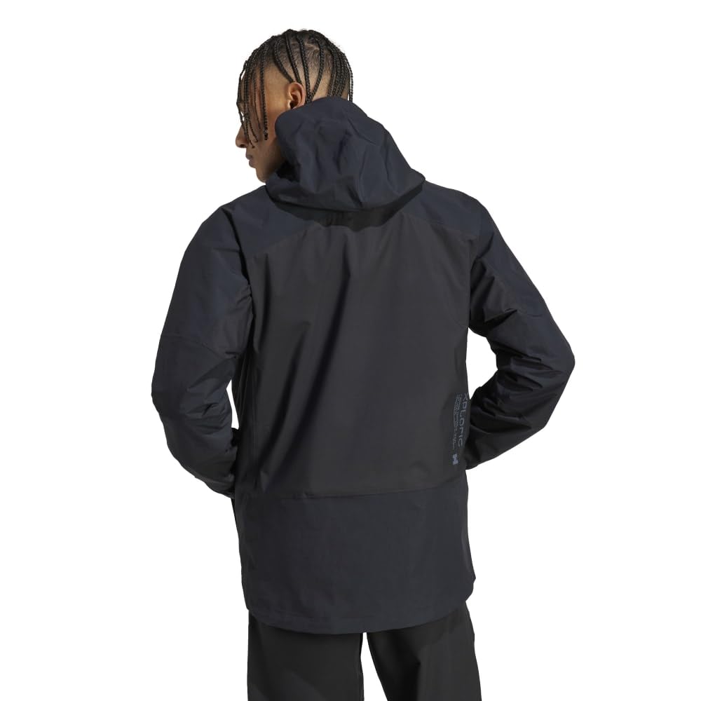 Hard Shell Terex Xploric RDY Hiking Jacket BZ033 Black [Adidas] RAIN. Men's HN2921 J/L