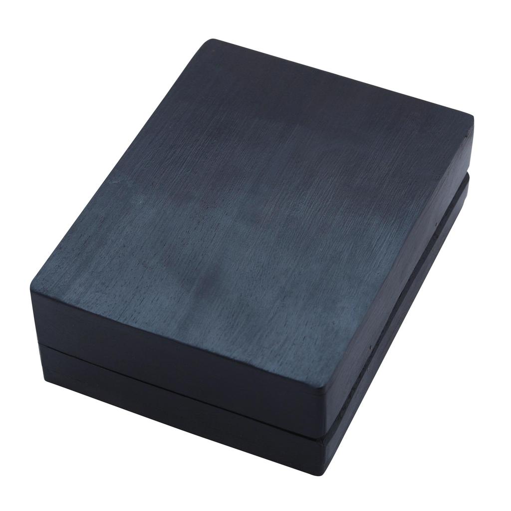 Shriji Crafts Holz-Kartenbox Schwarz zur Aufbewahrung von Karten mit Karte