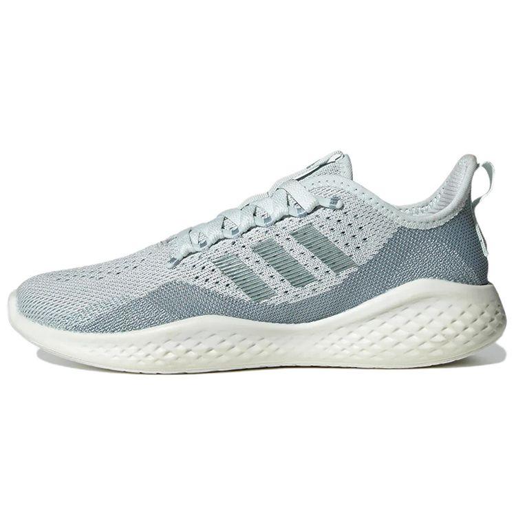 Adidas Fluidflow 2.0 Comfortable Lightweight Fabric Slip-Resistant Durable Low-Top Casual Running Shoes Women Sneakers Light-Blue GX8288
