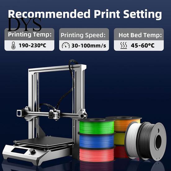 Multicolor Filament Roll 250g PLA 1.75mm, Low Warp 3D Printer Roll, Neatly Wound for Most Shrinkage