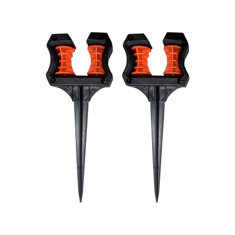 2pcs Stable Hose Directional Support Brackets Durability Outdoor Hose Management Frame For Efficient Garden Watering