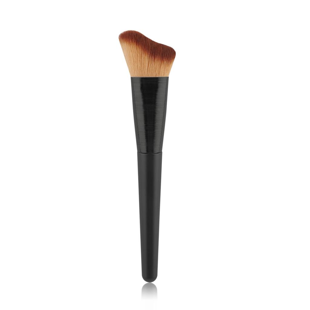 Single Wave Grooming Brush Foundation Brush Face Contour Side Face Bevel Three-dimensional Shadow Brush Sickle Makeup Brush Now