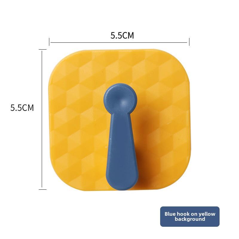 1 buc cârlig de culoare contrastantă, cârlig de perete pentru bucătărie, cârlig multifuncțional pentru baie, cârlig rotativ fără urme, cârlig de depozitare pentru bucătărie