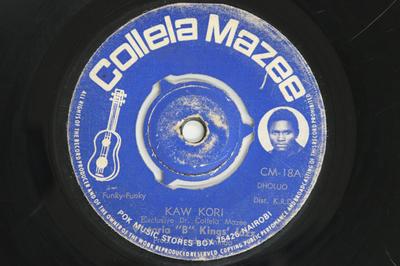 7inch Record VICTORIA B KINGS JAZZ - Kaw Kori / Dichol Kadhi Imosa CM18 COLLELA MAZEE Kenya World Music Used