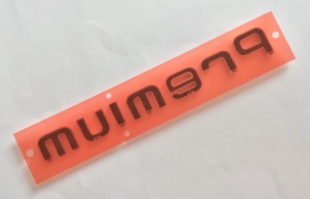 [Honda Car Emblem with Masking Tape] Honda Premium (Genuine Honda N1 Rear Emblem) Includes masking tape for temporary attachment during installation.