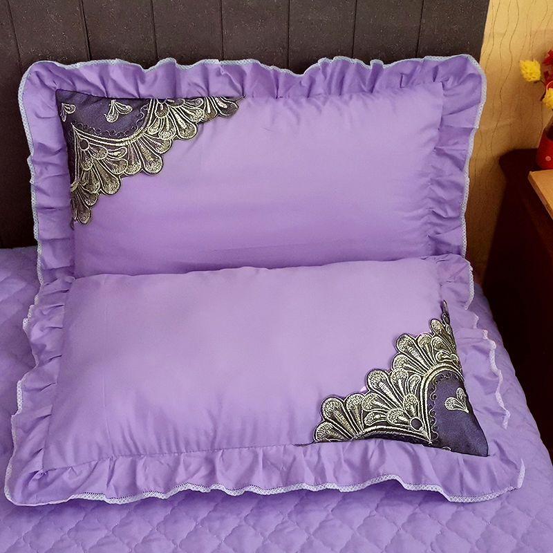 

1 пара кружевных наволочек, наволочек с европейскими оборками, наволочек-конвертов с кружевом, наволочек без вставок 48x74cm pair - without pillow core