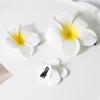 Simulation Plumeria Flower Hairpins Duckbill Hair Clip Barrettes Elegant Side Pin Casual Formal Hair Styling Ornaments