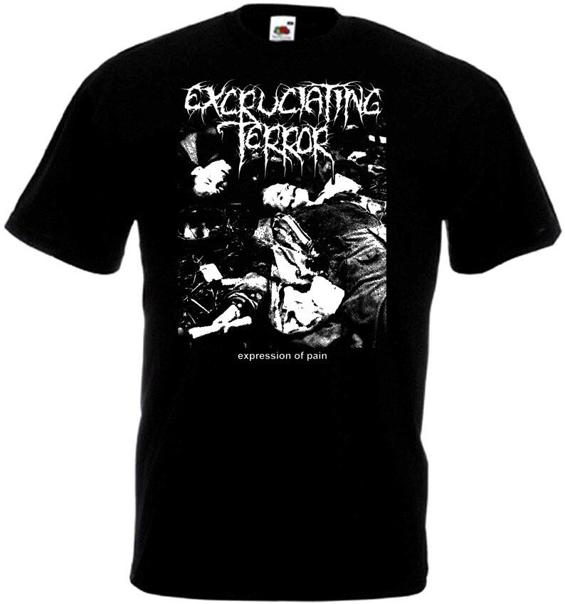 26 Excruciating Terror v14 Expression of Pain shirt hardcore black all sizes S-5XL Unisex T-Shirt L