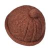 CROOGO Cute Knit Roll Brimless Hat for Fall and Warm Wool Perfect for Outdoors and Burnt Orange Cap, Winter, Beanie, Unisex, Round, Brimless, Travel,
