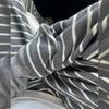 Knitted Striped Wide-leg Pants Women's Spring and Autumn New Lazy Style Loose and Thin Casual Drooping Straight-leg Pants