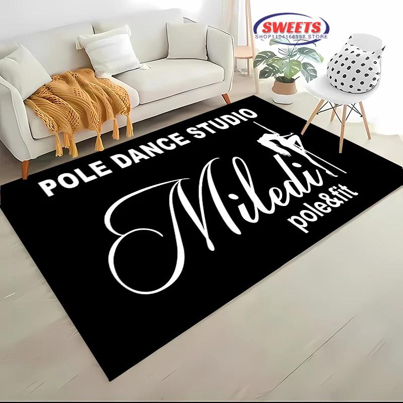 New Product! Pole Dance Art Print Carpet for Home Decor Mats Pole Dance Classroom Large Area Four Seasons Floor Mat Fast Arrival