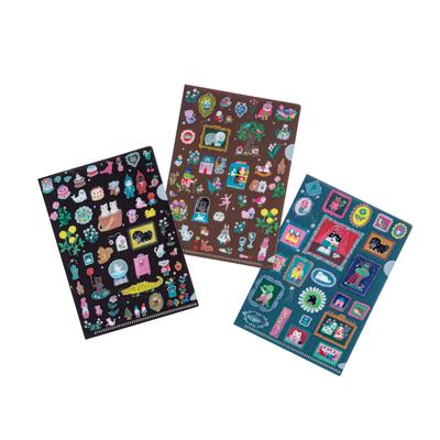 Yumi Kitagishi Hobonichi Clear File Souvenir Original Size of / (Set 3)