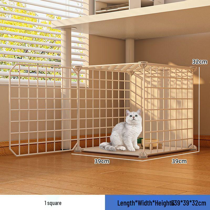 Indoor Cat Villa: Multi-Layer Winter Home & Toilet, Spacious Cabinet Bed
