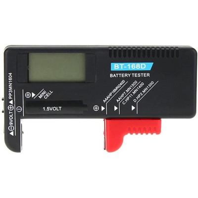 Testeur de Batterie numérique Détecteur de capacité Outil de Diagnostic Volt Checker pour AAA AA CD 9V 1.5V Pile Bouton BT-16 193