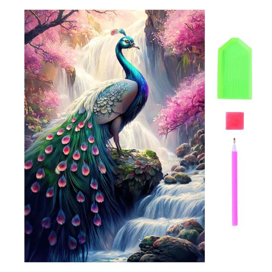 

1 комплект 5D набор для рисования стразами повышает креативность, снижает стресс, развивает терпение, рисунок со стразами для всех возрастов E