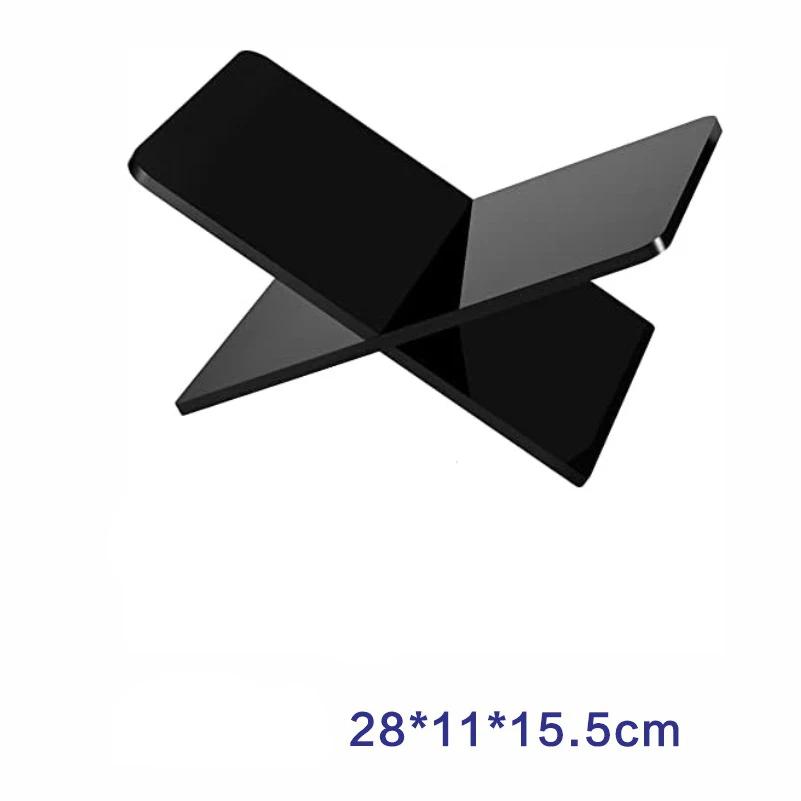 Acrylic Book Stand Large Open Book Display Stand for Cookbook Art Book Bible Guest Book - Coffee Table Book Stand for Reading