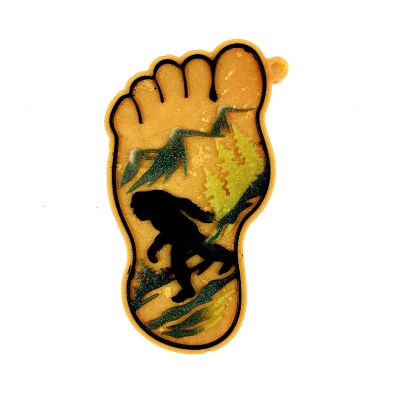 Foot Silicone Resin Mold,Foot  Epoxy Resin Casting Mold for DIY Crafts Car Pendant Jewelry Making Keychain Silicone Mold