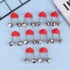 10Pcs Fishing Rod Tip Clips Plastic Fishing Bells Clips Night Fishing Fish Bite Bait Alarm Indicator Light With Dual Alert Bells