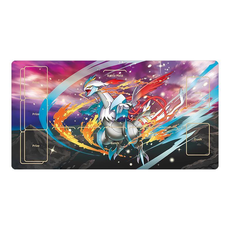 Pokemon PTCG Playmat Gengar Rayquaza Animation Characters Single Table Mat Battle Pad Classics Anime Collection Cards Toy Gift