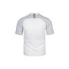 Nike Colorblock Logo Badge Print Pullover Short Sleeve T-Shirt Men Tops White AT5871-100