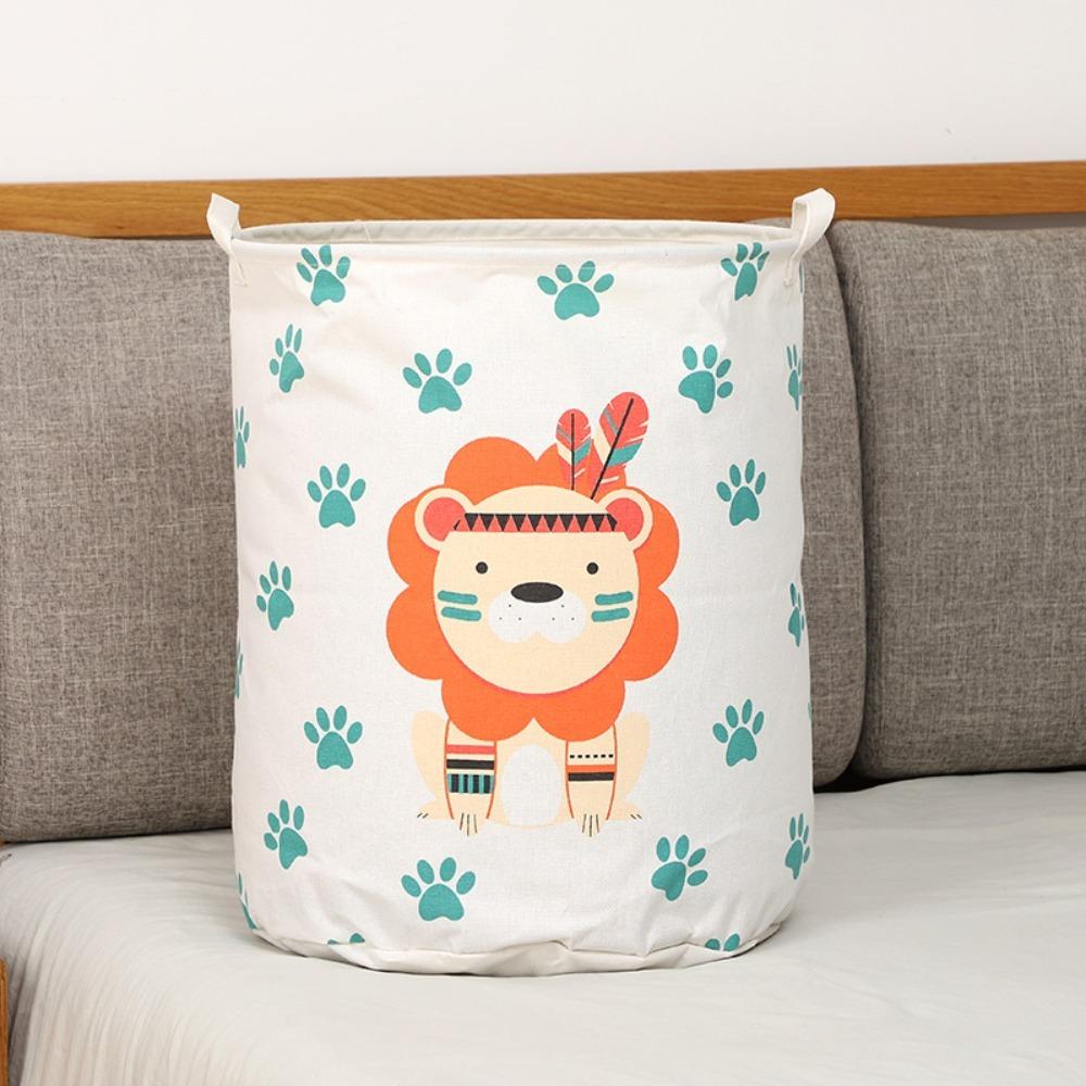 Large Organizer Basket With Handle Toys Basket New Canvas Barrel Basket Laundry