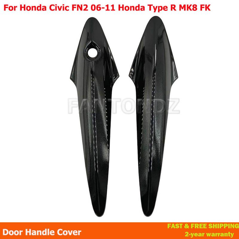 

Для Honda Civic FN2 2006-2011 Глянцевые черные накладки на ручки дверей Для Honda Type R MK8 FK 1503324