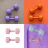 Charming Pink Orange And Blue Dumbbells For Women Ideal For Home Workouts