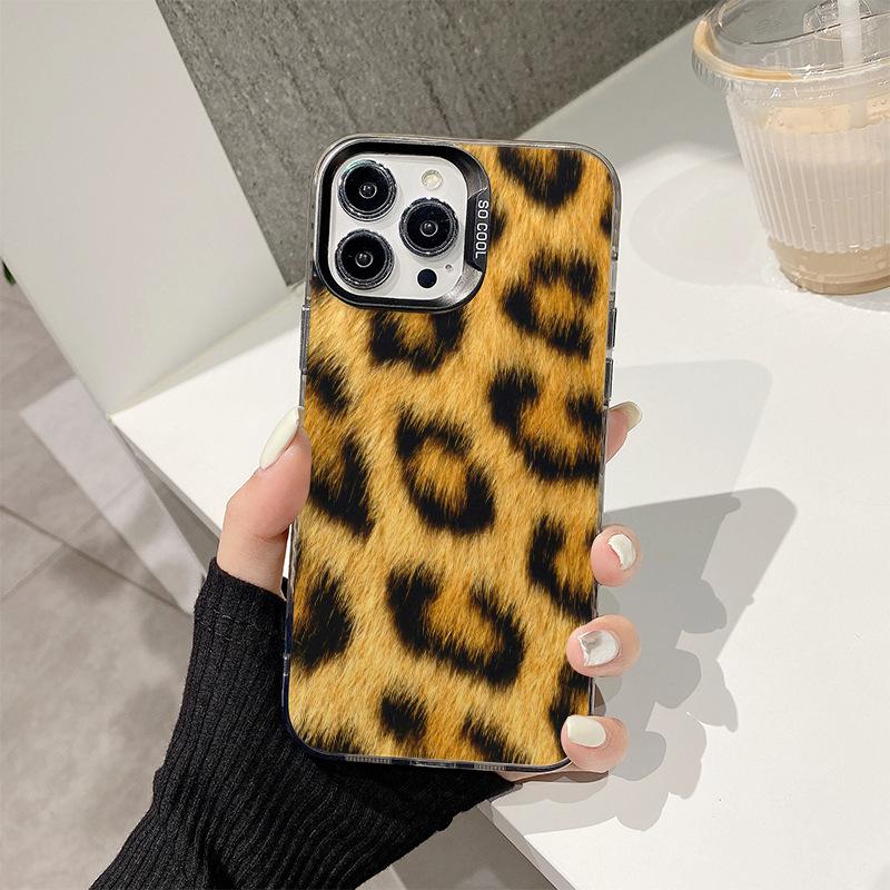 Full Printed Leopard Print for IPhone 16 Promax Phone Case for Apple 15 Case