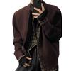 Men's Japanese Retro Knit Cardigan: Autumn/Winter Casual, Versatile, Loose-Fit Fashion