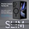 Luxury Matte Translucent Shockproof Magnetic Built-in Magnetic Hard Phone Case for Samsung Z Fold 7 6 8 Wide Lightweight Slim