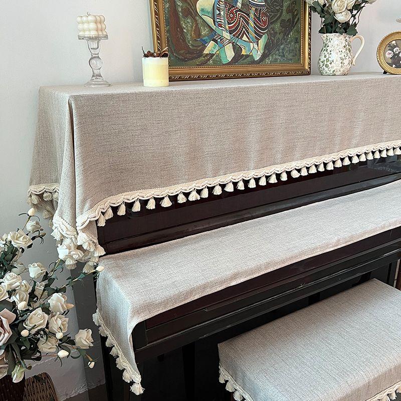 

Чехол для пианино Пылезащитный чехол Ткань Чехол для электропианино Полотенце Современный Минималистичный Получехол Льняной чехол для пианино Средневековый Скандинавский Чехол для пианино CAMEL Single piece: keyboard cover cloth 27*190