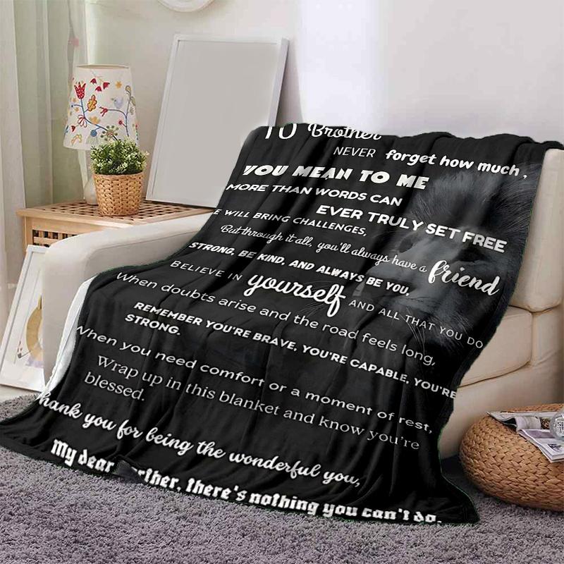 1pc Home Decor Lion Blanket Soft Throw for Sofa, Couch, Bed .W090
