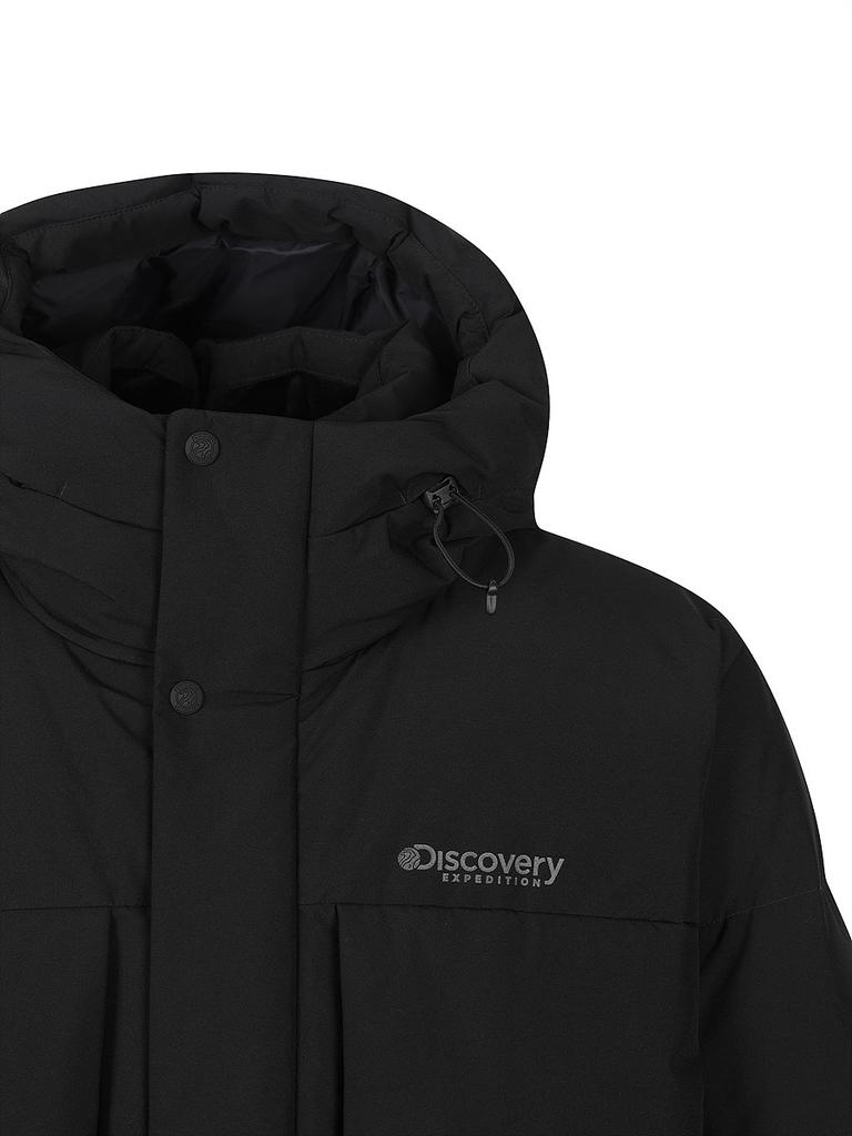 Discovery Expedition Men'S Leicester G Goose Down Long Padded Jacket (Black)