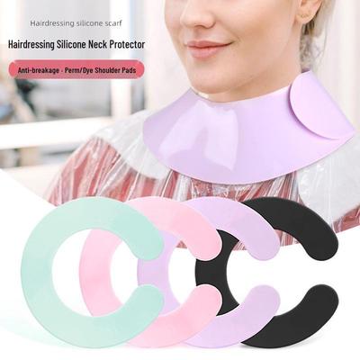 Silicone Neck Scarf for Hair Cutting & Dyeing - Anti-Split Ends Shoulder Pad for Barber Shop Use