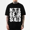Metal Gear Solid Japanese Classic Tee High-quality Streetwear and Women's 2026 Cotton T Shir