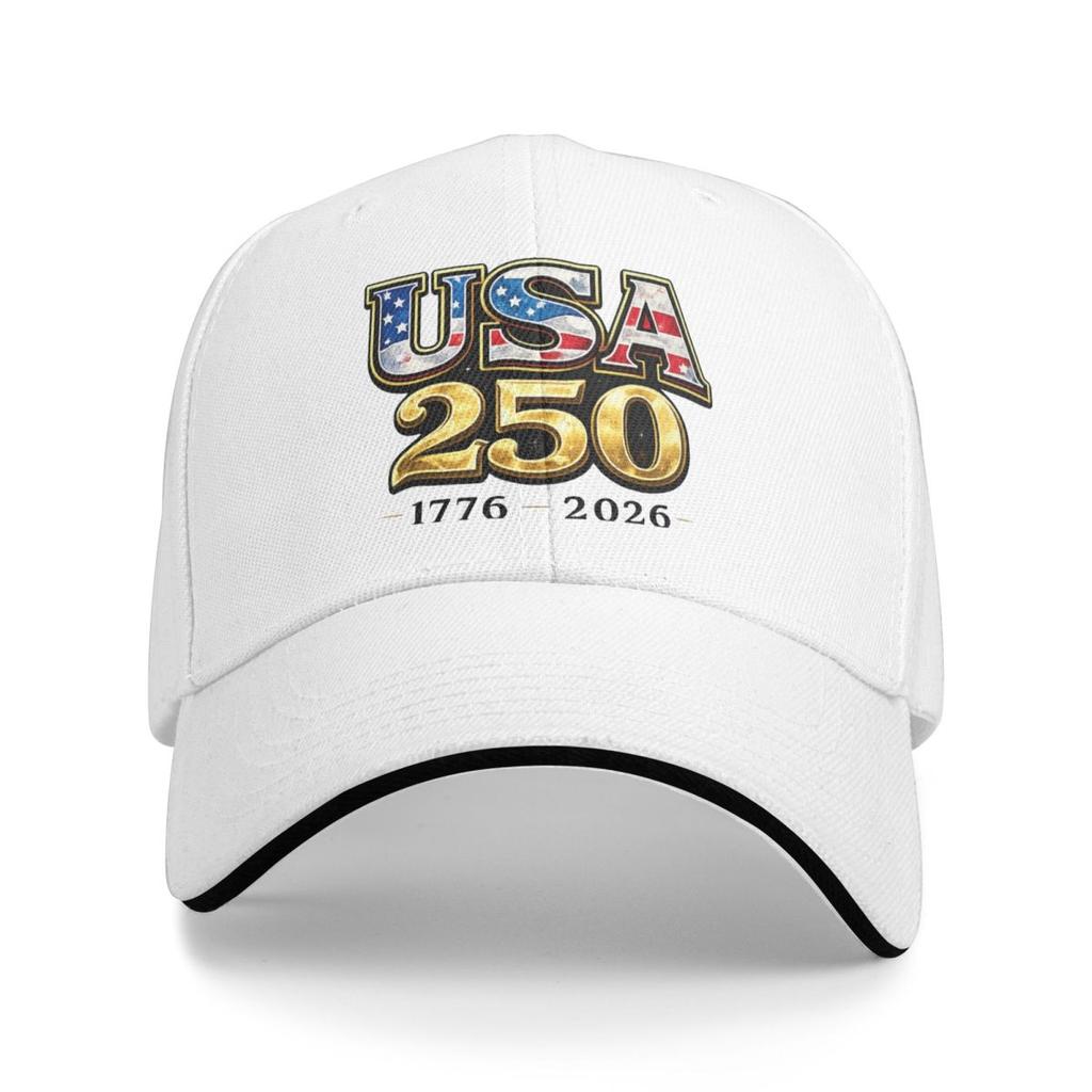 Baseball Caps American 250 Anniversary USA Customized Unisex Women Outdoor Summer Caps