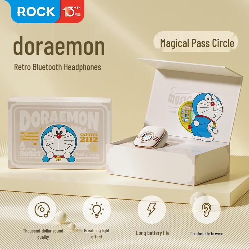 ROCK Licensed Half-in-ear Bluetooth Earbuds