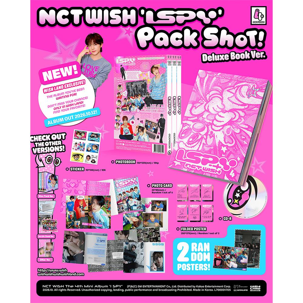 NCT WISH - 4° Mini Album [I SPY] Edizione Deluxe Libro