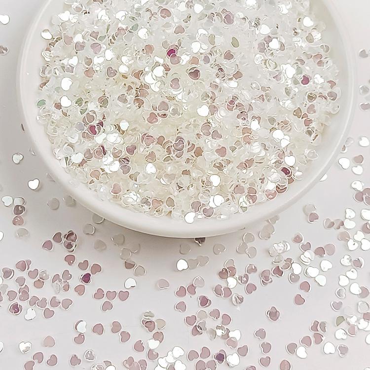 Irregular High-Flash Silver Crystal Sequin Jewelry DIY Accessories